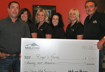 Neilcorp Homes Raises $22,000 for Roger’s House